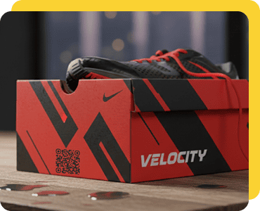 Emballages de produits code qr png