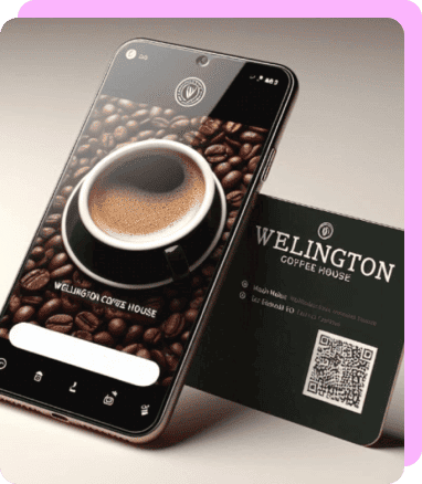 carte de code QR de cafe