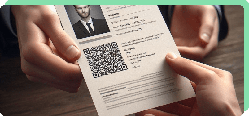 Remettre un CV avec un code QR