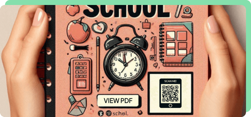 Code QR pour livres scolaires