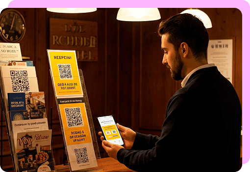 coupon code qr pour hotels