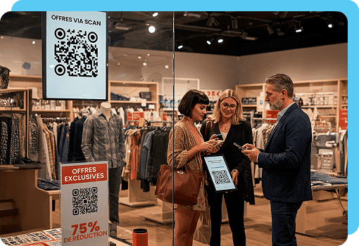coupon code qr pour Magasins