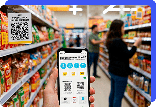 coupon code qr pour supermarches