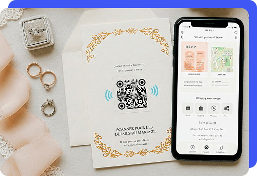 generateur code qr evenement pour Mariages