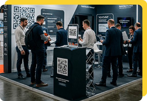 generateur code qr evenement pour Salons professionnels