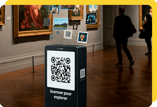 codes QR images pour Musee et galeries art