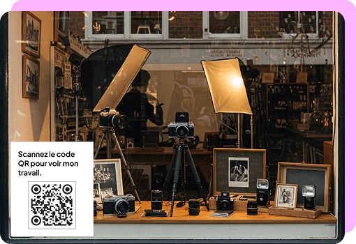 codes QR images pour Photographes