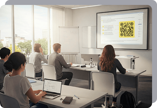 code qr plusieurs liens pour ecoles et universites