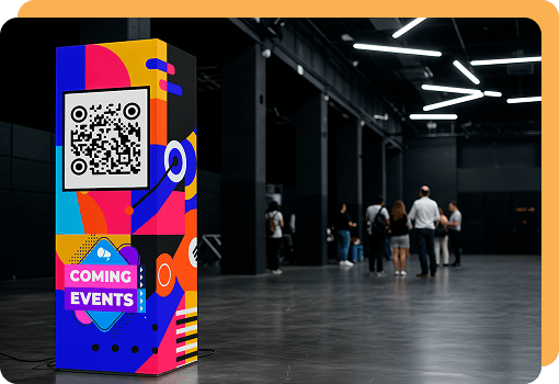 code qr plusieurs liens pour evenements