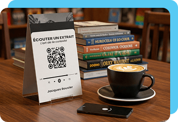 Livres audio code qr mp3 audio