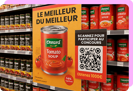 generateur codes qr page entreprise pour affiches, posters et bannières
