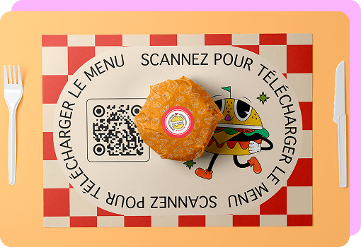 code QR PDF pour menu restaurants