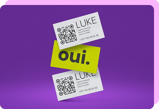 QR dynamique pour cartes de visite