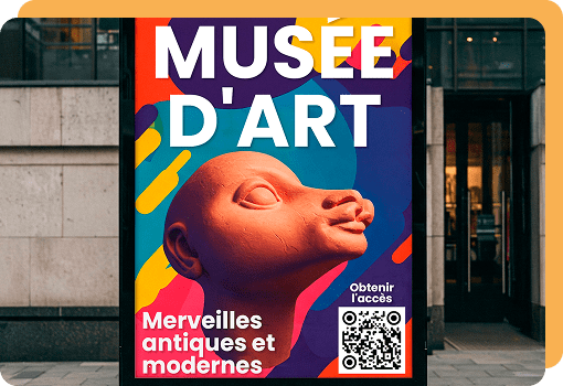 code QR dynamique pour la promotion de évenements