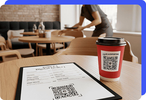 reservations dans les restaurants code qr