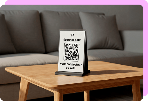 code qr pour Airbnb et locations de vacances