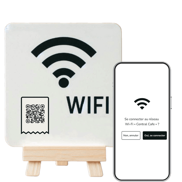 Generez un code QR pour le Wi-Fi Generez un code QR pour le Wi-Fi