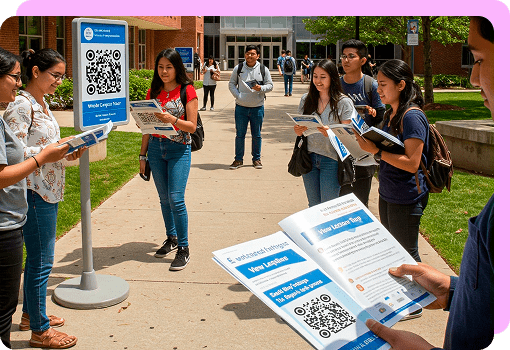 codes QR YouTube pour Supports academiques